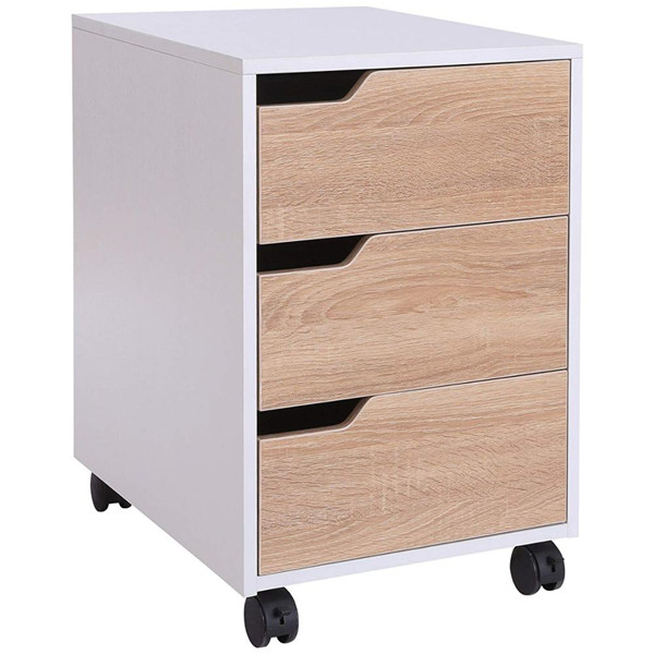 Night Stand Cabinet with 3 Drawers office cabinets
