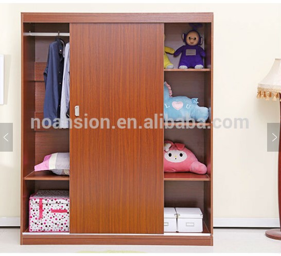 Bedroom wall wardrobe design sliding door wooden wardrobe cl