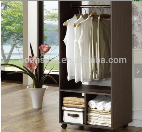 Cheap price modern bedroom simple popular wooden wardrobe/cl