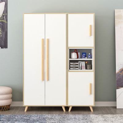 MDF Wooden Clothes wardrobe closet designs nordic bedroom Mo