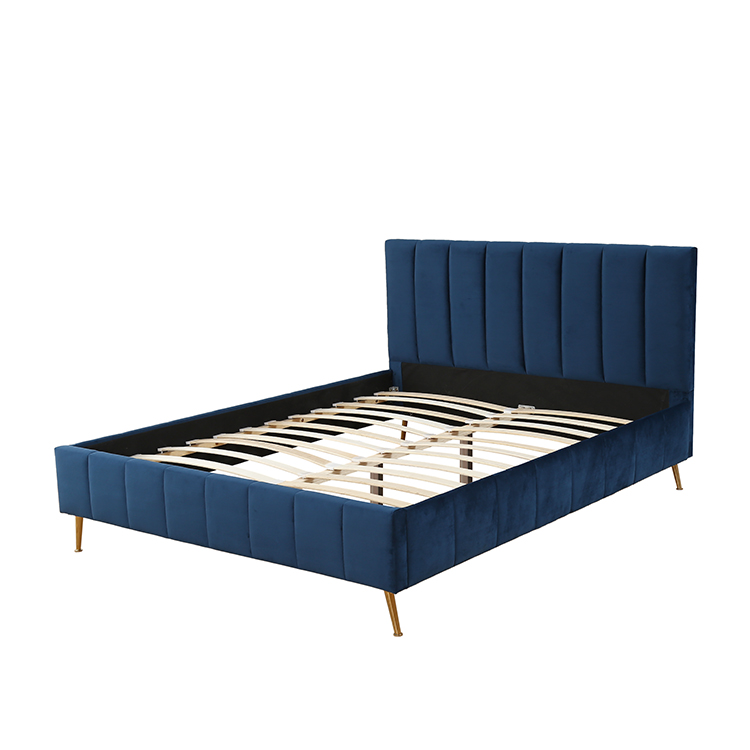 Modern style fabric bed king queen size designer bed for bed