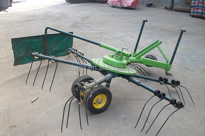 Factory direct CE approved tractor pto driven hay rake for s