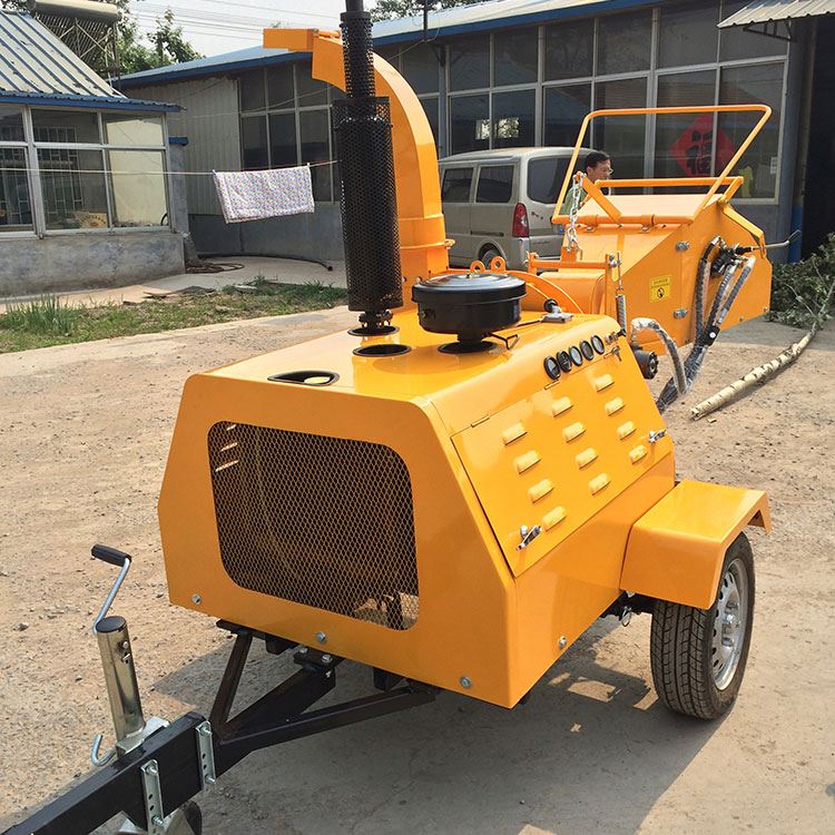 Diesel Commercial Engine Professional Wood Chipper Attachmen